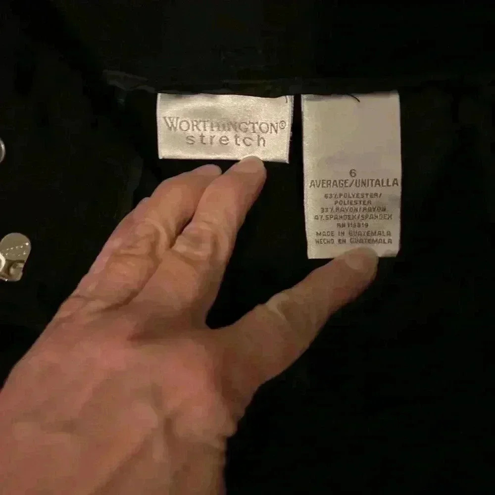Worthington women’s size 6 wide leg stretch trousers, see measurements, pants 👖 - Picture 3 of 9